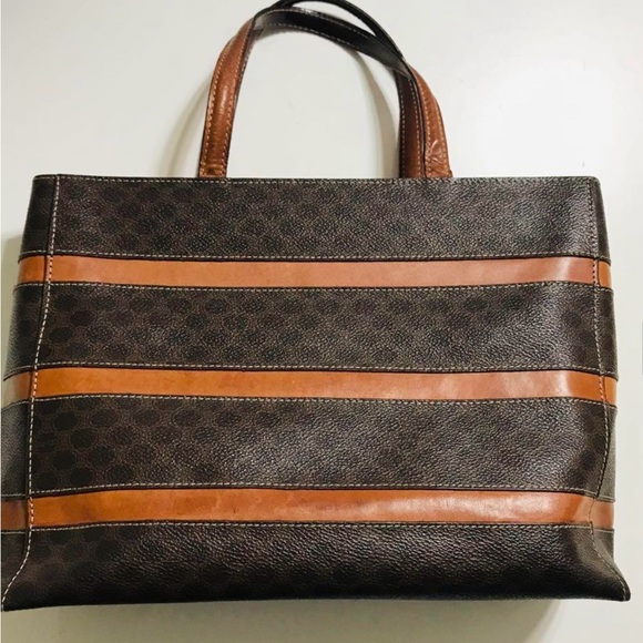 Authentic Celine Brown Leather Tote Bag - Picture 2 of 13